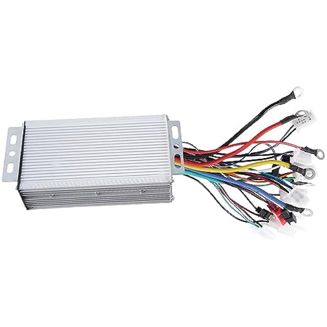 1 PCS 48V 60V 64V 72V 1000W 1500W Electric Controller 12 Tube Dual Mode E-Bike Brushless Controller Speed Motor Silver