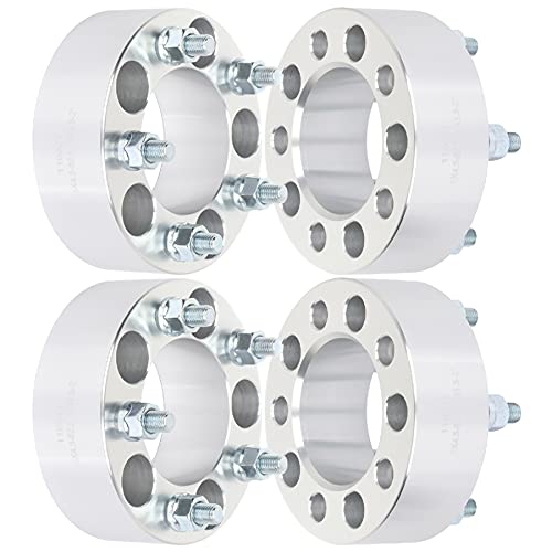 ECCPP 4X 2 inch 5 Lug 5x114.3 Wheel Spacers 5x4.5 to 5x4.5 12x1.5 82.5mm Compatible with 2001-2012 for Escape 2001-2007 for Grand Caravan