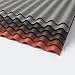 Produktbild SWISSPEARL® (OWONIT®) Faserzementplatten - Wellzementplatten - Profil 177/51 - P5 - rot * Länge: 3100 mm * Breite: 920 mm * Nutzbreite: 873 mm * Plattenstärke: 6 mm (rot, 3100 mm)