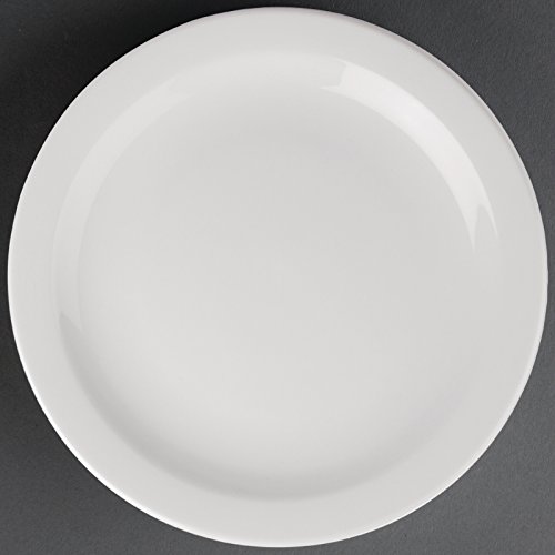 Athena pur cf365 ouverture étroite Assiettes, 284 mm, blanc (Lot de 6)