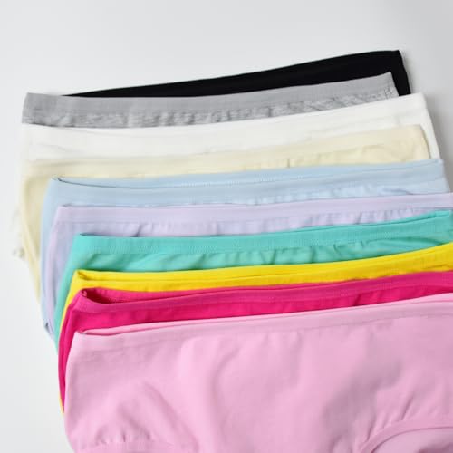 Girls 10 Pack Briefs Panties Cotton Soft Underwear for Kids Girls 7-8 8-10 10-12 12-143