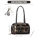 HICARRY Shoulder Bag Retro Top Handle Bag Y2k 90s Multiple Pockets Designer Handbag Soft Trendy Underarm Purse