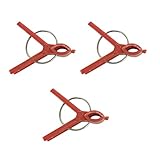 Happyyami 150Pcs Round Mouth Plastic Grafting Clip Plant Support Clips Flower Connector Trellis Clips Vine Fixing Clips for Vegetables Tomato Watermelon Gardening Tool Dark Red