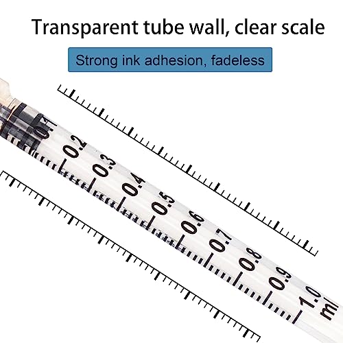 Careach 30 Pack 1mL Syringe Needle 25 Gauge 1inch, Scientific Labs, Measurement, Individually Wrapped - Thumbnail 6
