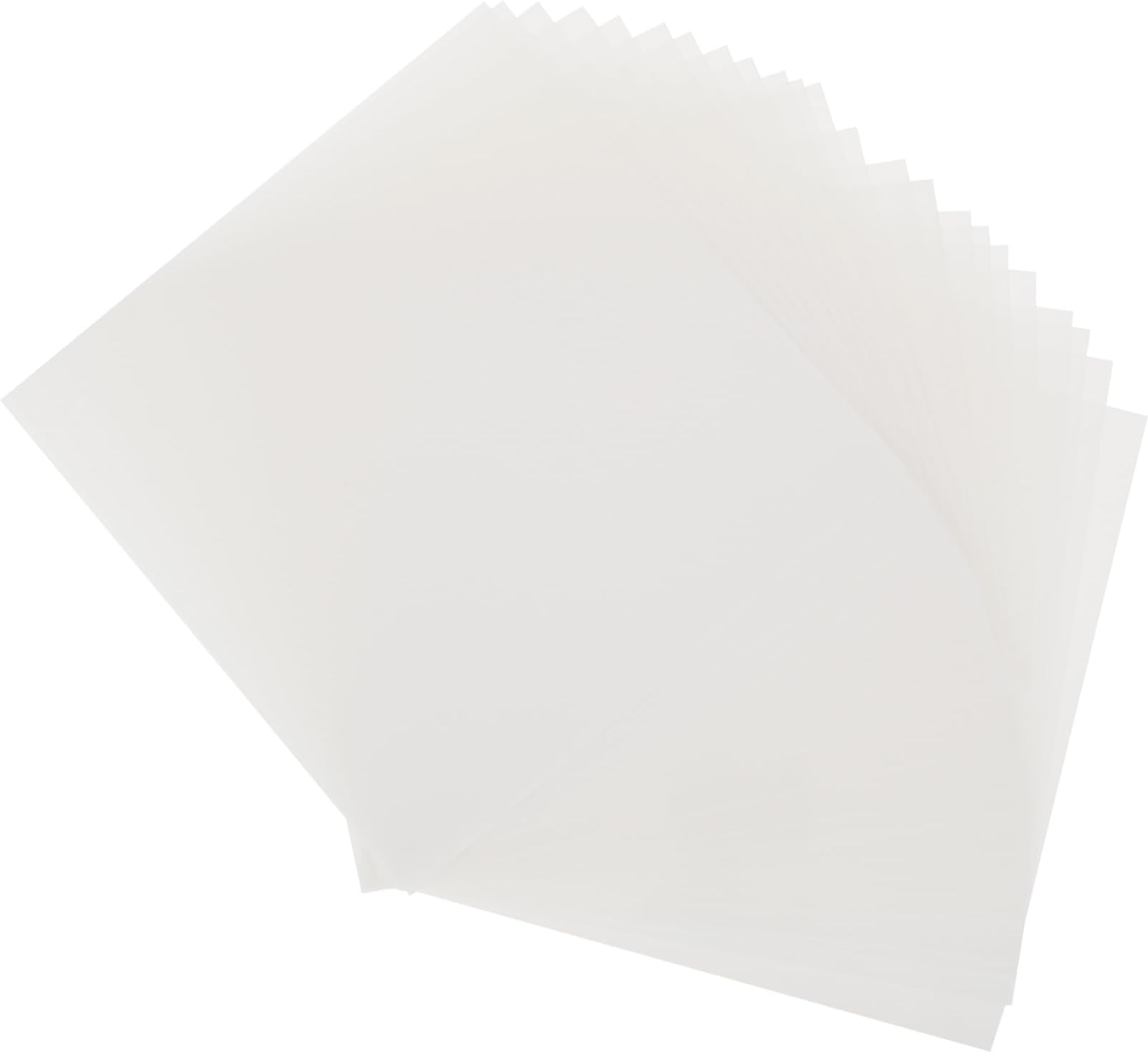 LALAFINA 24pcs Plastic Stencil Sheets Milky Translucent Pet Blank Templates for Cutting Machine for Projects Home Decor and Artistic Designs