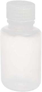 New Lon0167 50ml Capacity Featured Plastic Screw Lid reliable efficacy Laboratory Reagent Storage Bottle Clear(id:166 e1 54 36f)