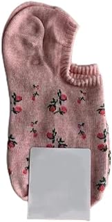 10 pares de calcetines invisibles para mujer, antideslizantes, de corte bajo, calcetines con forro invisible para uso casual y formal, suaves y elásticos, color rosa A, Rosado, 0