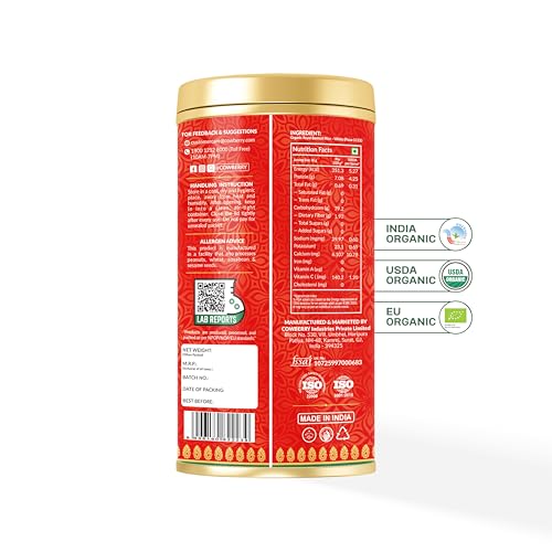 Image of COWBERRY Organic Royal Basmati Rice /Extra Long Grain 1 kg, Aged 2 Years Premium 18-20mm Cooked | NPOP India, NOP USDA, EU Organic Certified | Lab-Tested 252+ Chemicals & Glyphosate Free