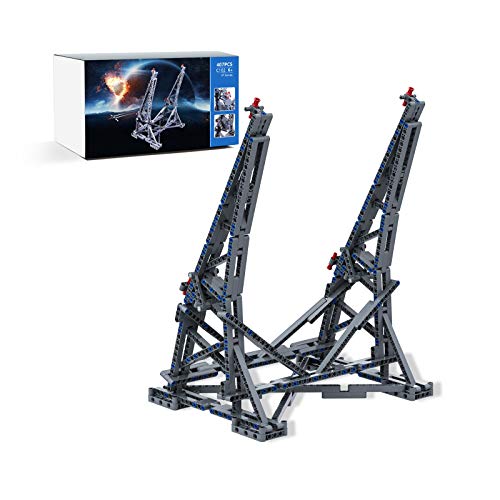 Vonado Millennium Falcon Vertical Display Stand for Lego 75192 Building Blocks, Creative MOC Building Bricks Holder Kit for Gifts, Building Block Toy Set for Party Birthday Festival and Holiday