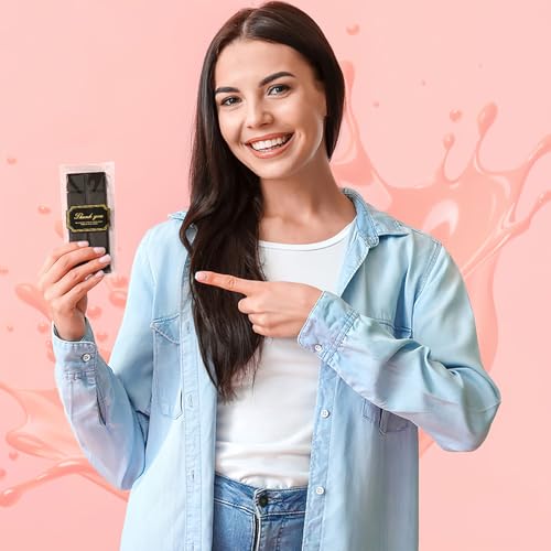 Envoltorios de barra de chocolate NOVWANG de plástico transparente con pegatinas 8