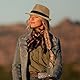 keland Fedora Trilby Hut Sommer Strohhut Panamahüte für Damen Herren (Khaki)