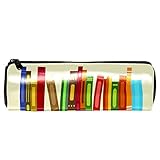 libreros de madera para oficina Material de alta calidad: esta bolsa para bolígrafos está hecha de piel sintética de alta calidad, sólida y duradera, buena sensación al tacto, fácil de limpiar. Forma simple, mantiene tu escritorio o bolsa organizada y ordenada.