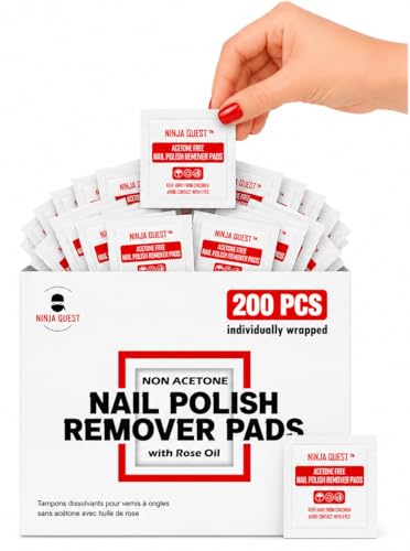Diamond Wipes Acetone Free Nail Polish Remover Pads