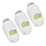 Eqiva Bluetooth Smart Elektronik-Heizkörperthermostat, mit App-Steuerung (3er-Set)
