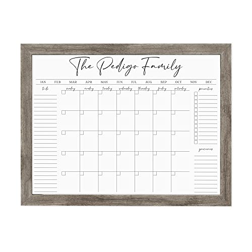 Personalized Dry Erase Wall Calendar with Custom...