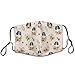 SVEFDOC Adults Boys Girls Warm Protective Masks Fashion Scarf Anti Dust Windproof Mouth Cover, English Springer Spaniel Mouth Decoration for Sports Travel Hiking