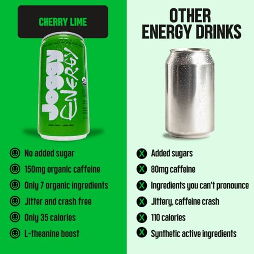 Image of Joggy Organic Energy Drink, Cherry Lime 12pk (8.4oz)