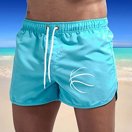 LCMTWX Mens Swim Trunk and Fitness Sports Plus Size Five Surf Quick Drying Beach Pants Shorts Swimming Trunks Mens Big and2