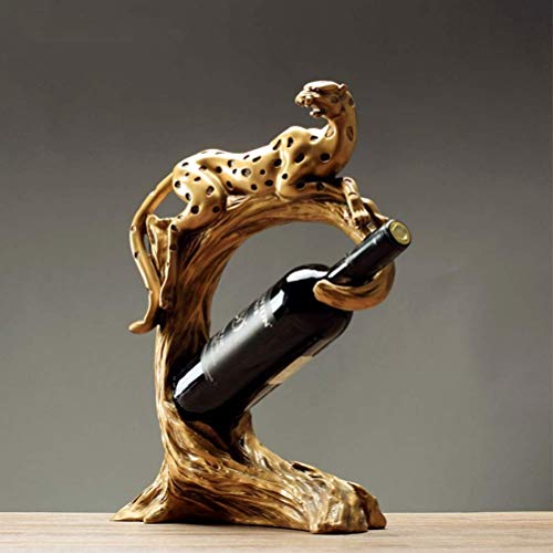 Soporte para botellas de vino de resina 32x13x43 cm miniatura 4