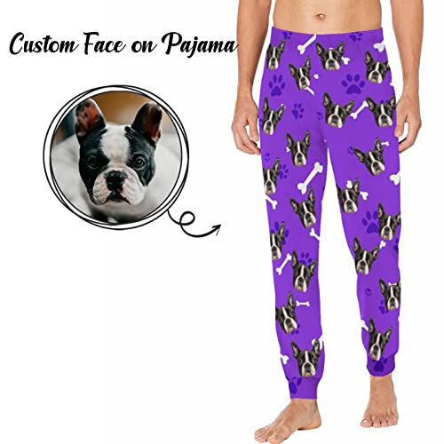 YESCUSTOM Personalized Pajama Pants for Men Custom Photo Face Printed Pajama Bottoms Trousers for Boyfriend Husband2