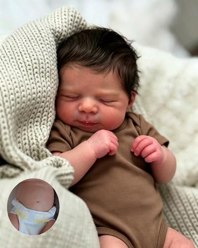 Muñeco Reborn Bebé Realista Niño 18 pulgadas miniatura 1