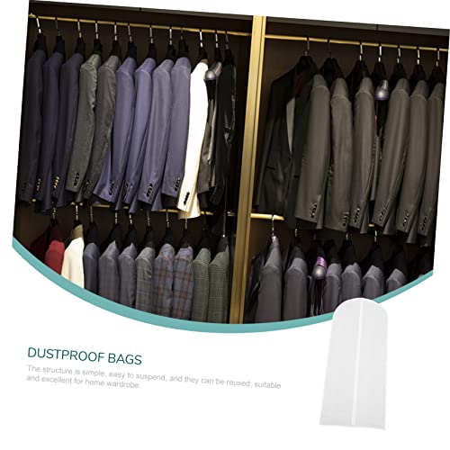 Cabilock 5pcs Breathable Zipper Garment Bag for Storage Dress Cover Hanging Clothes Storage Bag Garment Covers Clothes4