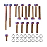 NSWPJTJVU Tornillos del cárter Lateral del Embrague del Tornillos Tuercas de la Bomba de Agua M6 Compatible con YZ250 1999-2024 YZ250X 2016-2024 YZ 250 YZ 250X