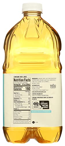 365 By Whole Foods Market, Featuring Wild Kratts, Organic 100% Juice From Concentrate, White Grape, 64 Fl Oz #TOP1