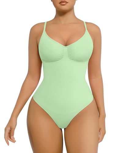Image of FeelinGirl Shapewear Bodysuit for Women Tummy Control Body Shaper Going Out