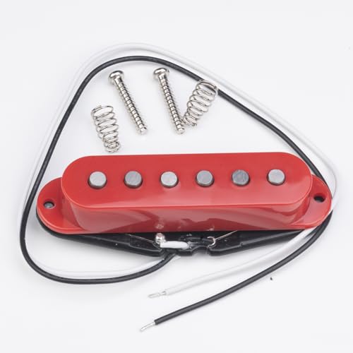 Micro manche guitare Alnico rouge N50mm pour remplacer un micro simple sans vie