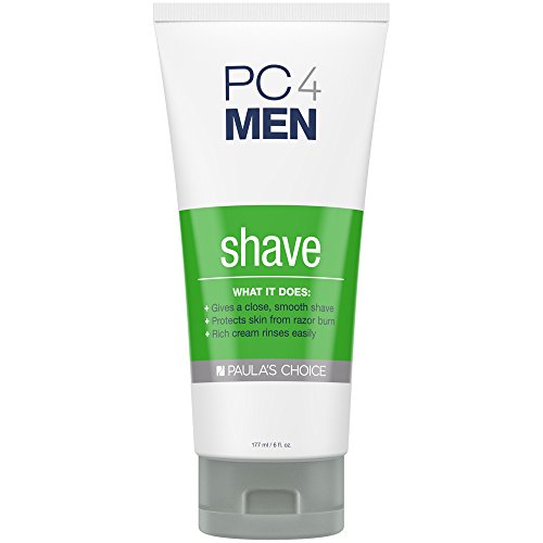 Paula's Choice PC4MEN Unscented Shaving Cream with Coconut Oil, Licorice Extract & Aloe