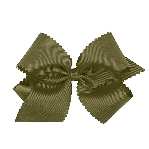 Lazo para niñas Wee Ones con clip WeeStay antideslizante y bordes festoneados