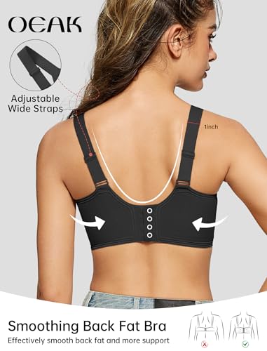OEAK Womens Seamless Push Up Bras No Underwire Full Coverage Anti Sagging Comfortable Bras V Neck Bra Wireless Everyday Bra3