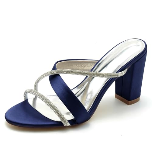 Chaussures de mariée en satin avec finitions haut de gamme et talon 8.5cm