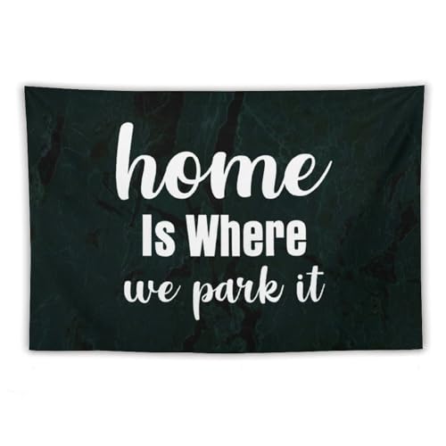 Tapiz de pared grande Yelolyio de 152x228 cm, decoración de salón con frase inspiradora