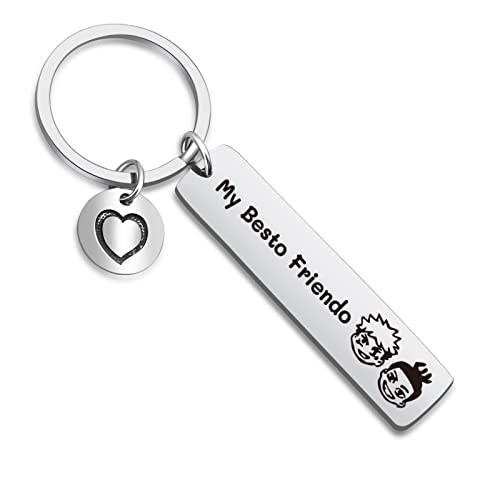 DZOSW Friendship Jewelry Best Friend Jewelry Cute Keychain Cousin Thank You Gift Keychain For Women Sister In Law Keychain Bff Gift Anime Cosplay Jewelry
