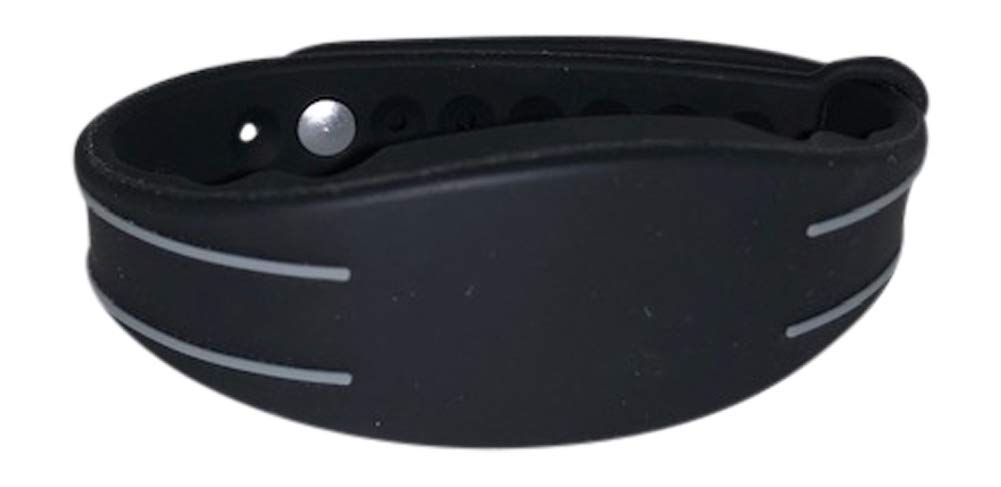 AuthorizID 25 Black Adjustable Wristbands Compatible with The Keri MS Format