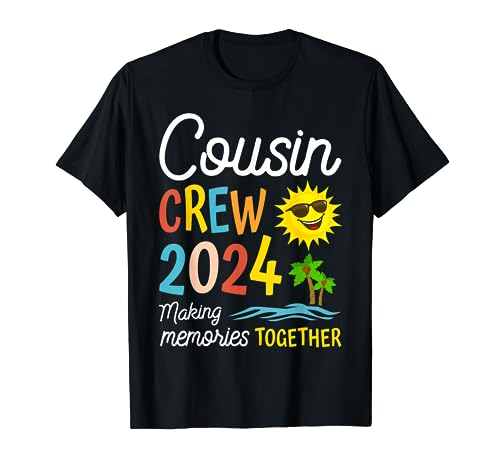 Cousin Crew 2024 Vacaciones de verano a la playa Viaje familiar a juego Camiseta