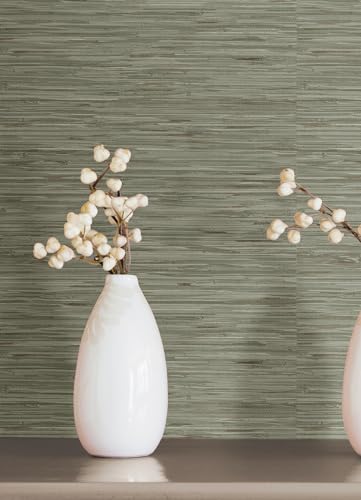 Grassweave Vert NuWallpaper NUWALL 2022 papier peint amovible vinyle vert