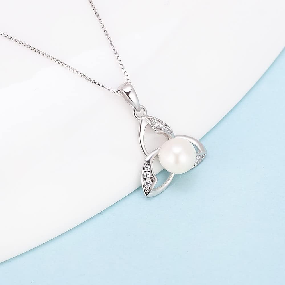 CZ Celtic Knot Bail Pendants for Pearl Jewelry Making Sterling Silver, Design Pendant Fitting for Fashion Jewelry