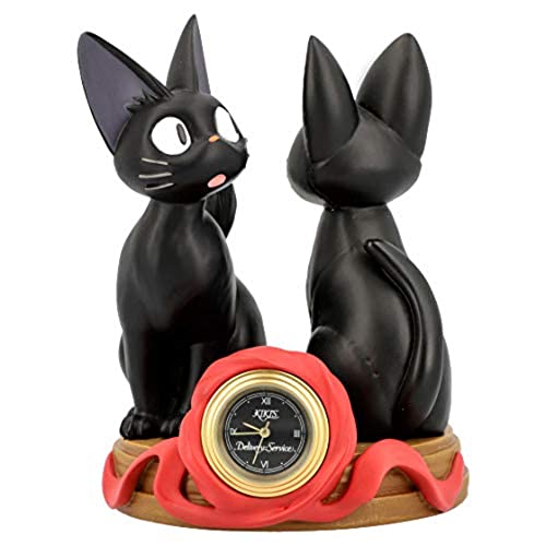 Studio Ghibli - Kikis Delivery Service - Jiji and Stuffed Plush Jiji Benelic Statue Desk Clock product thumbnail 10