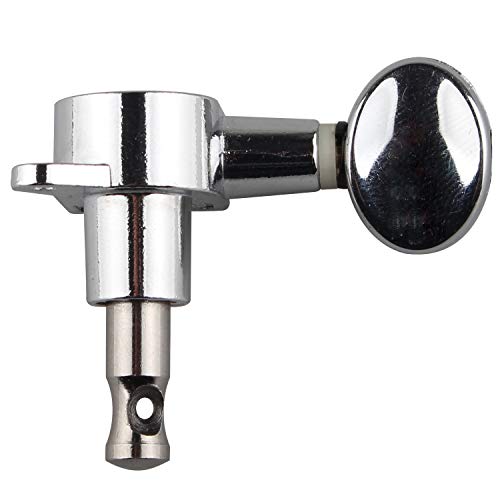 Futheda 4 Stks Verzegelde Ukulele Tuners String Tuning Pegs Keys Zilver Ingesloten Tuners Machine Hoofden met schroeven Set voor 4 String Gitaar - Image 3