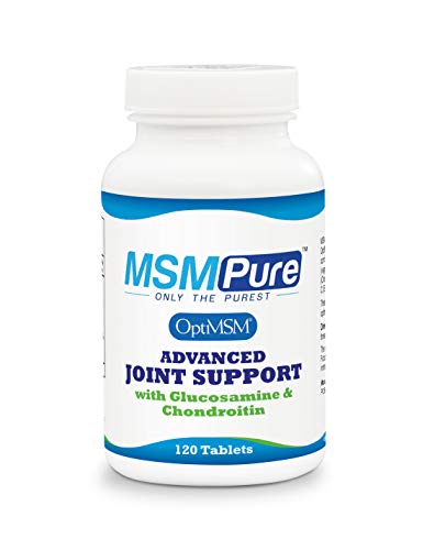 KALA HEALTH MSMPure Advanced Joint Support Tablets – Glucosamine, Chondroitin, OptiMSM, Ester-C & Manganese for Joint Health, Flexibility & Mobility – Vegetarian-Sourced Glucosamine, 120 Count