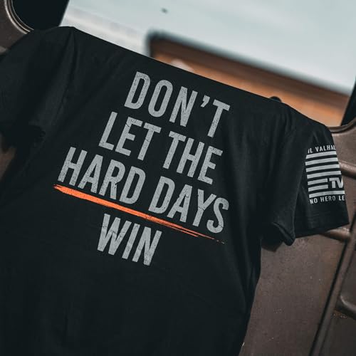 Til Valhalla Project Hard Days Graphic Tee | Veteran Owned & Operated | Proudly Printed in The USA3
