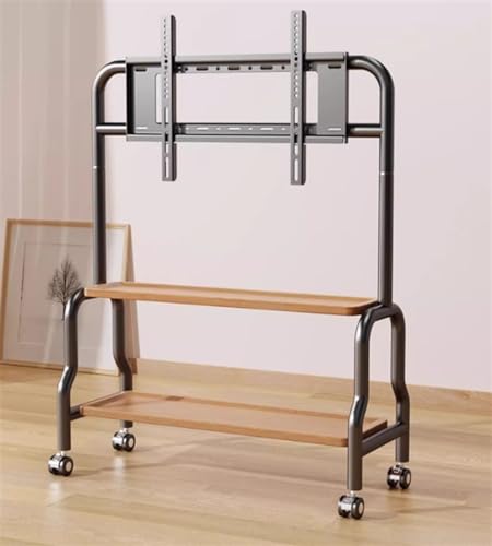 Soporte móvil para TV universal con ruedas, rotación 360° miniatura 4