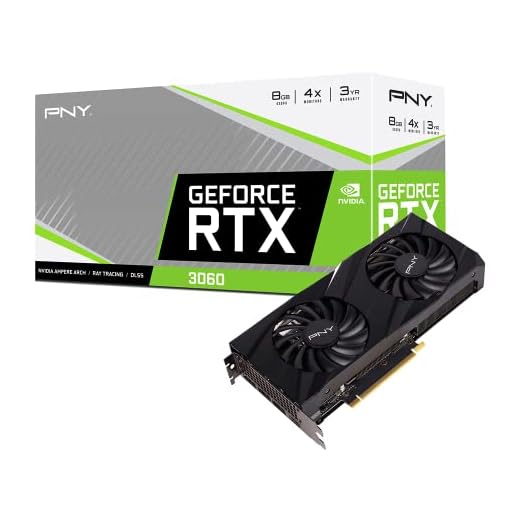 PNY Placa gráfica GeForce RTX™ 3060 8GB Verto Dual Fan