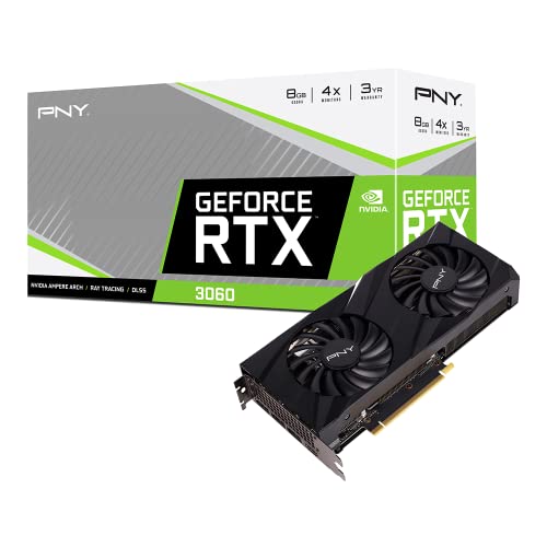Image of PNY GEFORCE RTX 3060 8GB VERTO Dual Fan Edition Graphics Card