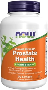 Now Foods, Prostate Health, con Saw Palmetto y Fitoesteroles, 90 Cápsulas, Probado en Laboratorio, Sin Soja, Sin Gluten, No GMO