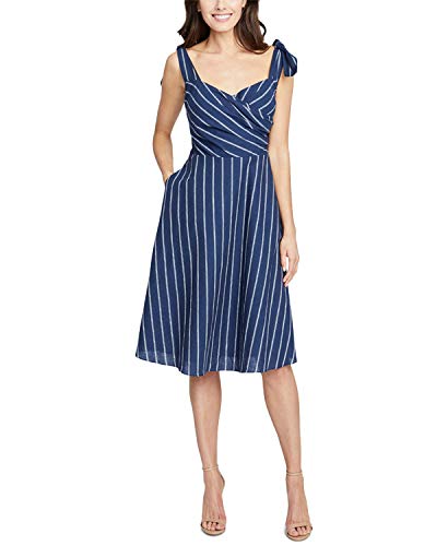 Robe d'été indigo July Kate RACHEL Rachel Roy taille 2 coupe trapèze fluide