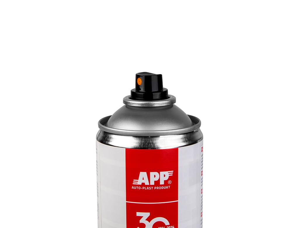APP W200 WAX Spray 2 en 1 - Cera protectora para bajos y cavidades del coche | Pintura antigravilla con propiedades antioxidantes e insonorizantes | Blanco transparente | 500 ml